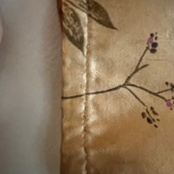 CH Signature Gold with Purple Flowers Button Down Blouse - Picture 6 of 15